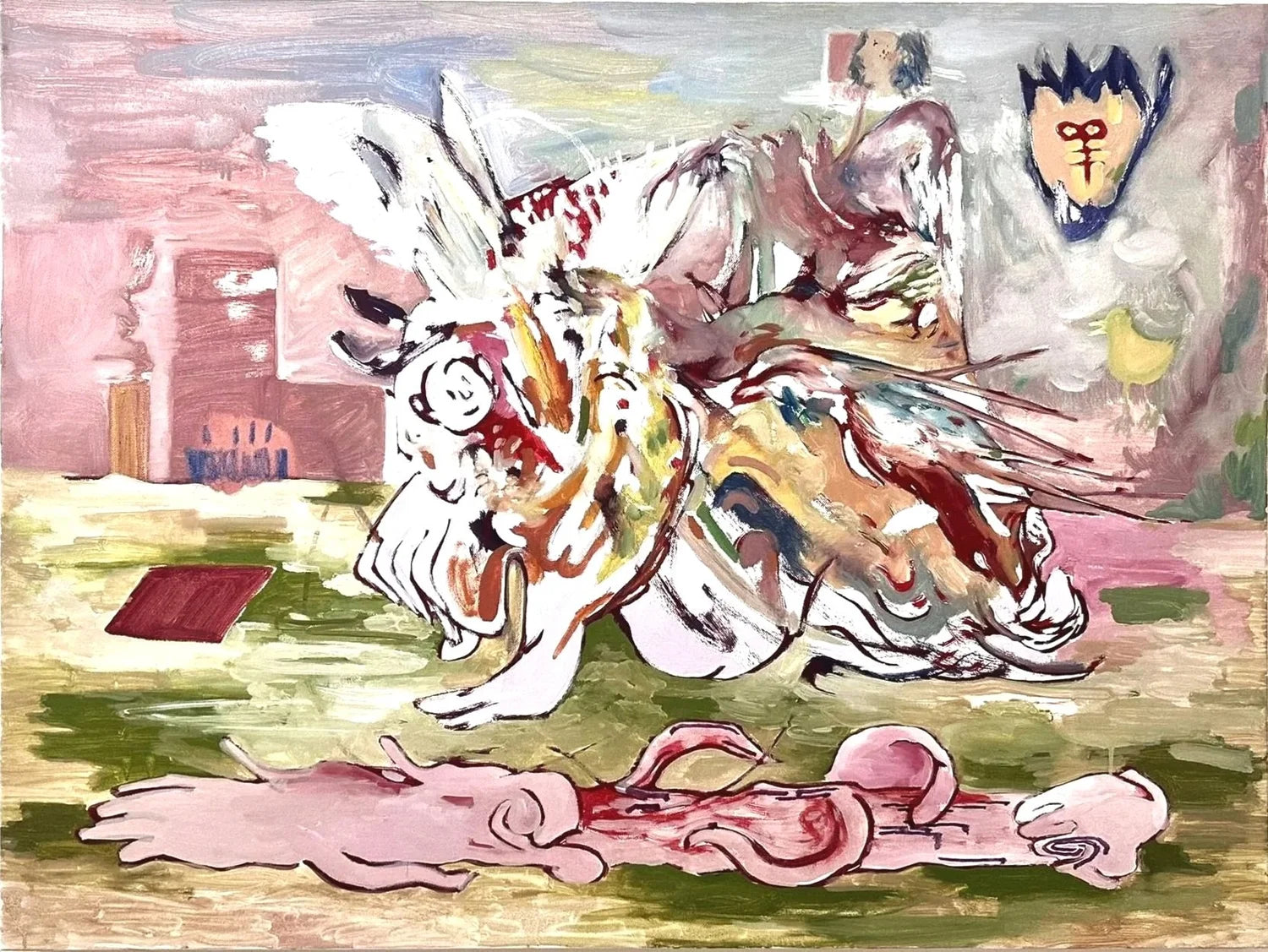“For Whom the Trading Offers”: oil painting